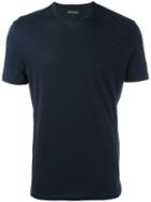 Emporio Armani Plain T-shirt, Men's, Size: Small, Blue, Cotton