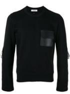 Valentino - Bondage Detailed Sweatshirt - Men - Cotton/leather/polyamide - L, Black, Cotton/leather/polyamide