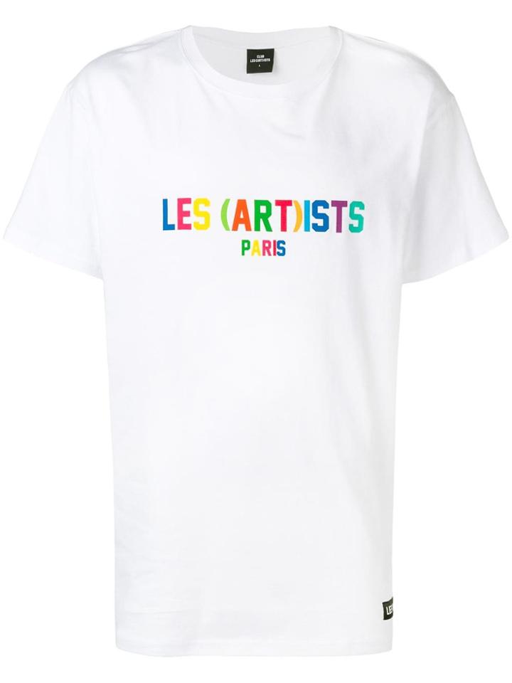 Les (art)ists Printed Logo T-shirt - White