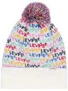 Levi's Knitted Bobble Hat - Neutrals
