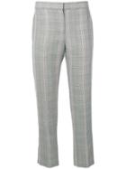 Alexander Mcqueen Dogtooth Check Trousers - Grey