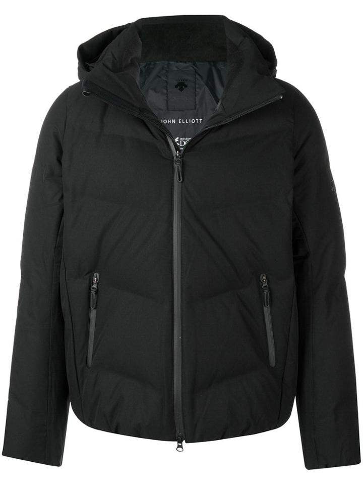 John Elliott Hooded Puffer Jacket - Black