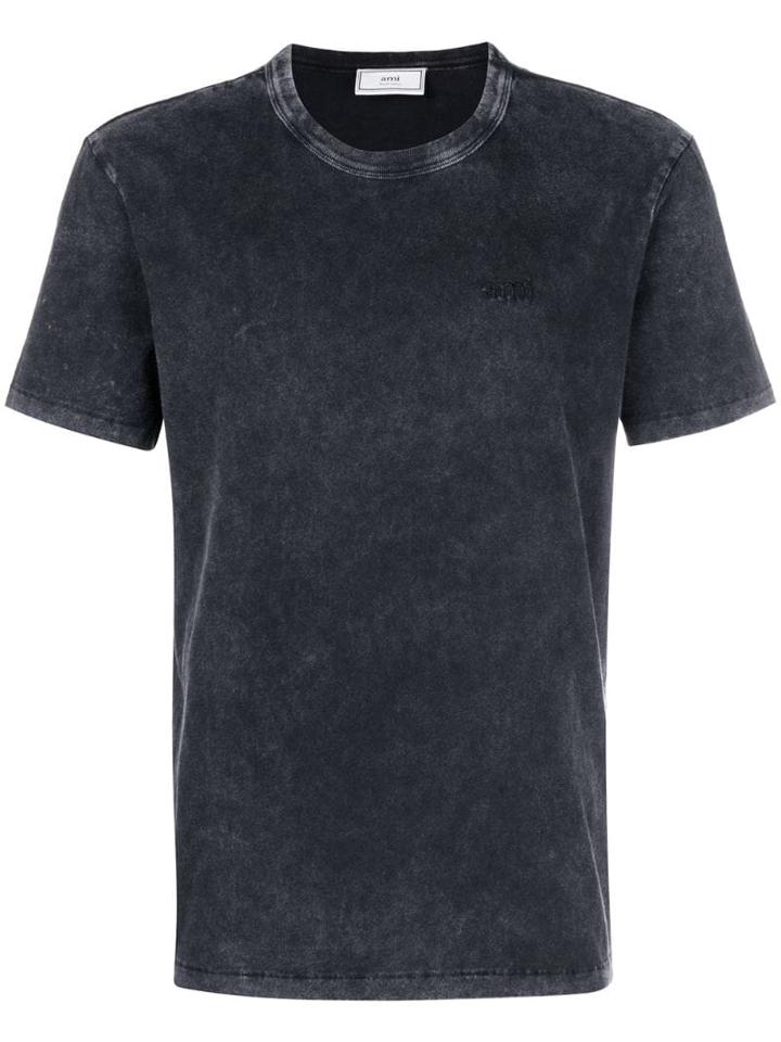 Ami Alexandre Mattiussi Vintage Washed T-shirt - Black