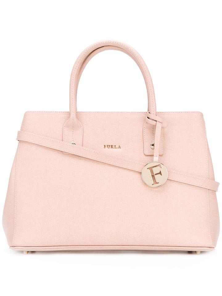 Furla - 'linda' Tote - Women - Leather - One Size, Women's, Pink/purple, Leather