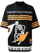 Undercover Skeleton Print T-shirt, Men's, Size: 3, Black, Cotton