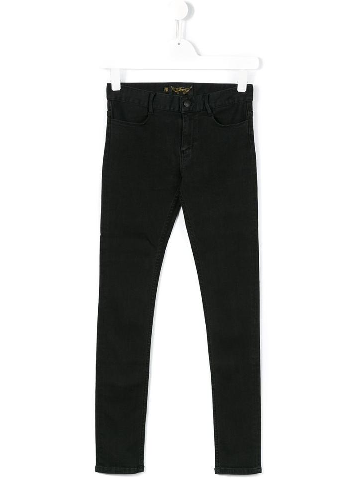 Finger In The Nose 'tama' Jeans, Girl's, Size: 16 Yrs, Black