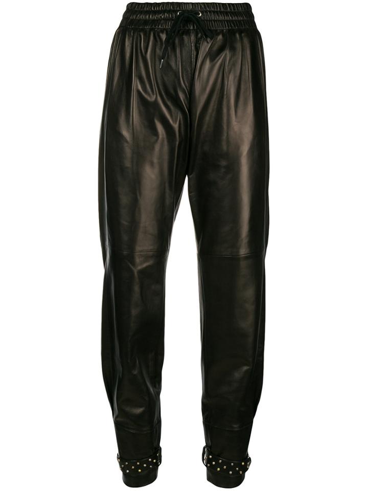 Givenchy Slouched Biker Trousers - Black