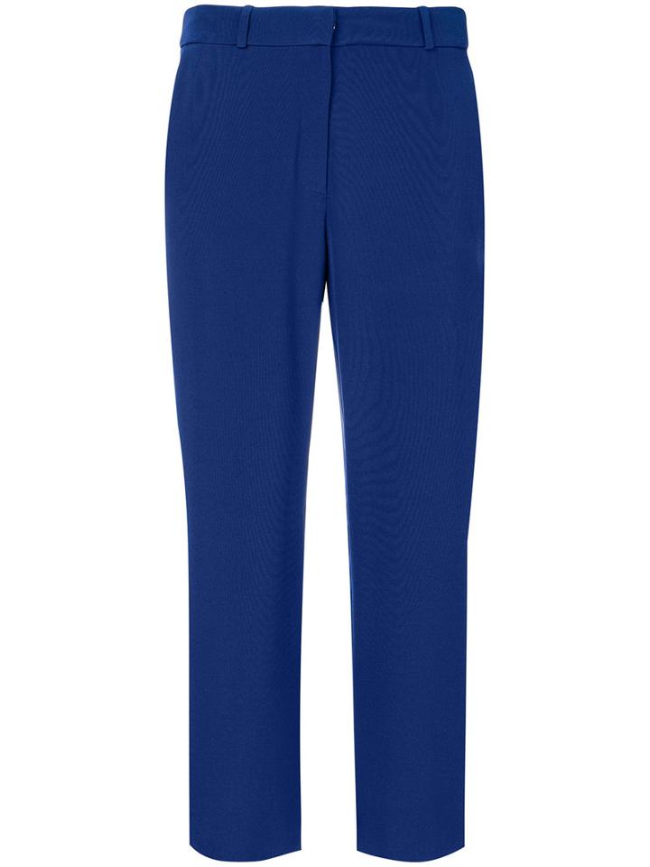 Goat - Denver Trousers - Women - Silk - 10, Blue, Silk