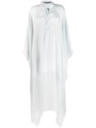 Haider Ackermann Tie Front Kaftan - Blue