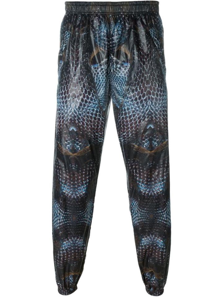 Marcelo Burlon County Of Milan Potosi Trousers, Men's, Size: L, Black, Polyamide