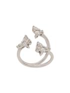 Yeprem Open Front Ring - White Gold