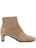 Del Carlo Heeled Ankle Boots - Neutrals