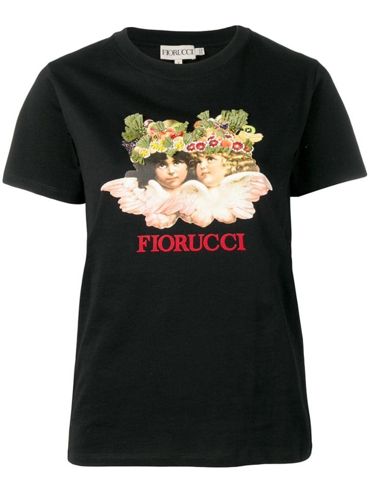 Fiorucci Angels Logo T-shirt - Black