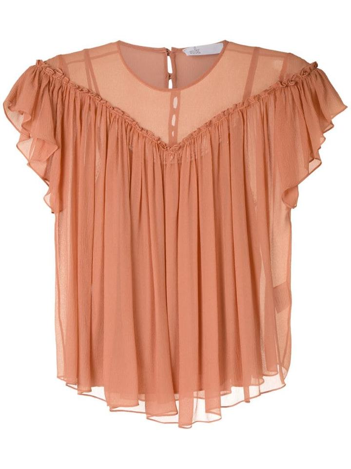 Nk Flow Violeta Silk Blouse - Pink