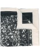 Lost & Found Ria Dunn 'lizard' Scarf, Adult Unisex, Black, Cotton