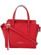 Salvatore Ferragamo Xs Shopping Tote Bag - Red