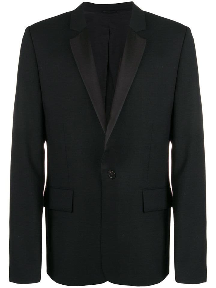 Ann Demeulemeester Single Button Dinner Jacket - Black