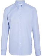 Burberry Modern Fit Cotton Shirt - Blue