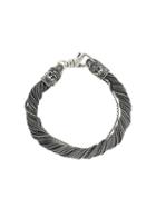 Emanuele Bicocchi Multi String Bracelet, Men's, Size: Medium, Metallic
