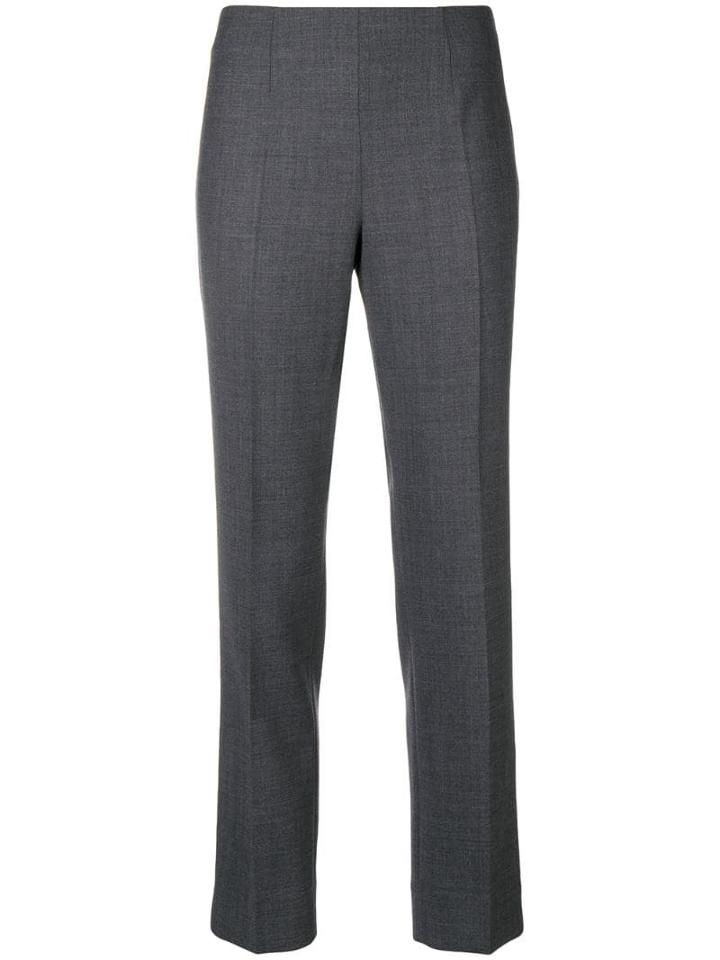 Incotex High Waist Trousers - Grey