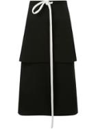Christopher Esber Tiered Tie-up Skirt