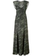 Osklen Sleeveless Camouflage Dress - Black