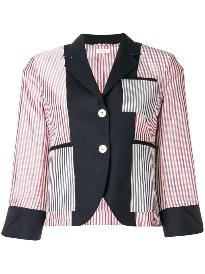 Thom Browne Inside-out Wool Sport Coat - Blue
