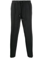 Boss Hugo Boss Stripe Detail Cropped Trousers - Black