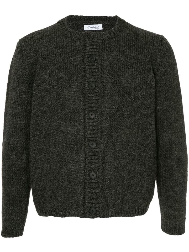 Bergfabel Cropped Cardigan - Grey