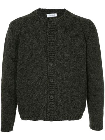 Bergfabel Cropped Cardigan - Grey
