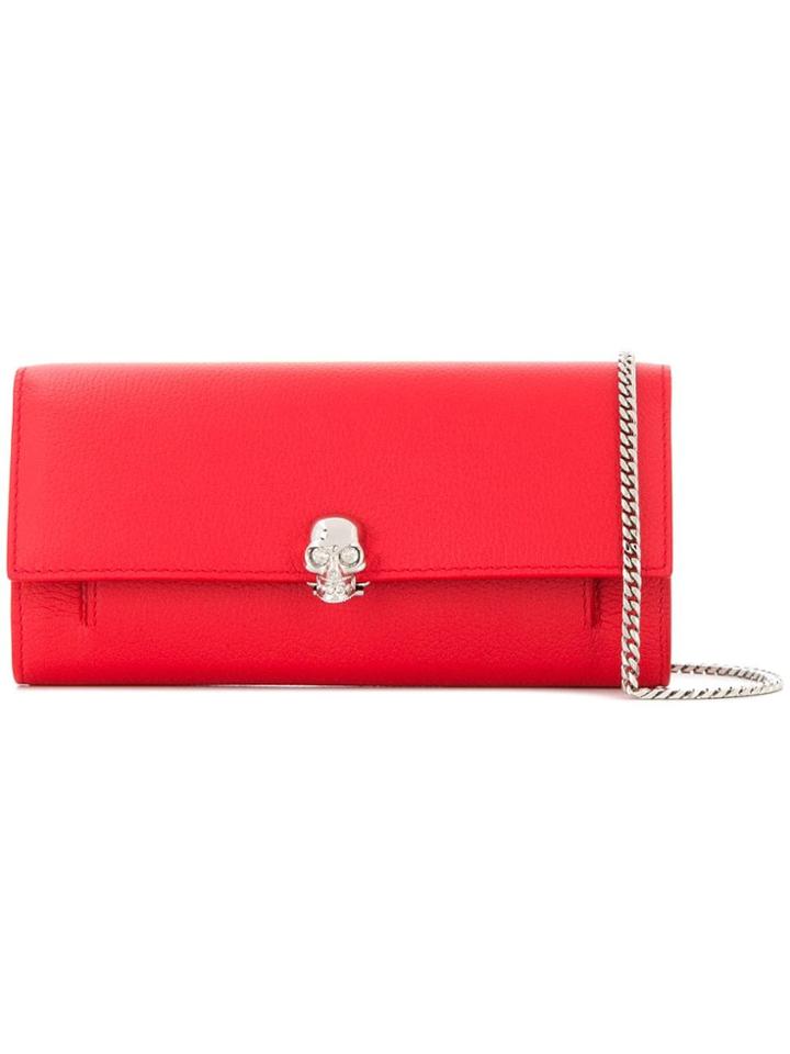 Alexander Mcqueen Clutch Wallet - Red