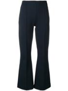 Sonia Rykiel Cropped Flared Trousers - Blue