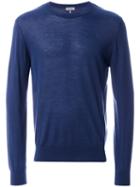 Lanvin - Crew Neck Sweater - Men - Cashmere - Xl, Blue, Cashmere