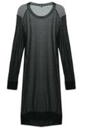 Ann Demeulemeester Sheer Long-line Sweater - Black