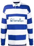Benetton Long Sleeved Polo Shirt - Blue