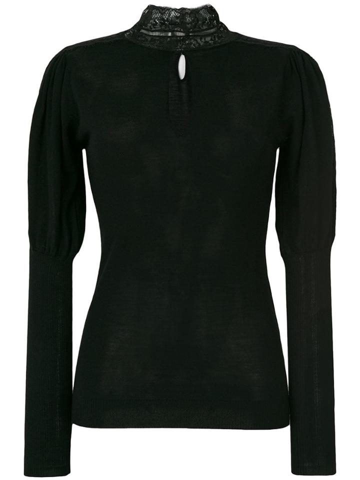 Pierre Balmain Keyhole Jumper - Black