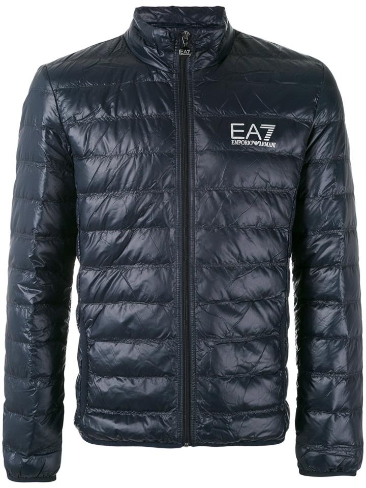 Ea7 Emporio Armani Down Jacket - Blue
