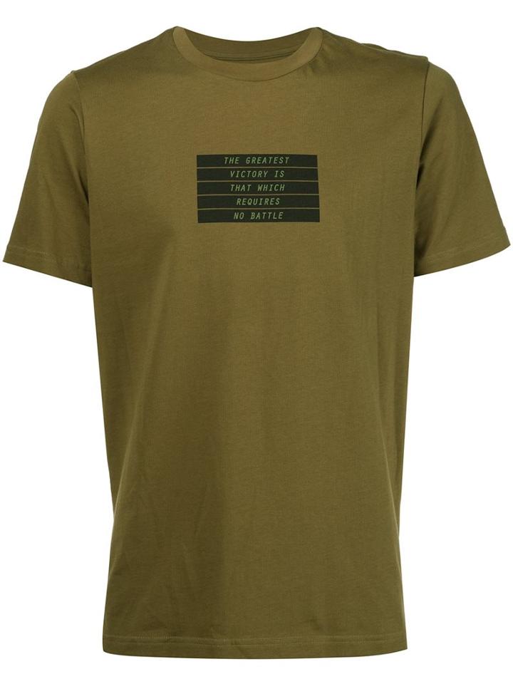Oamc Quote Print T-shirt
