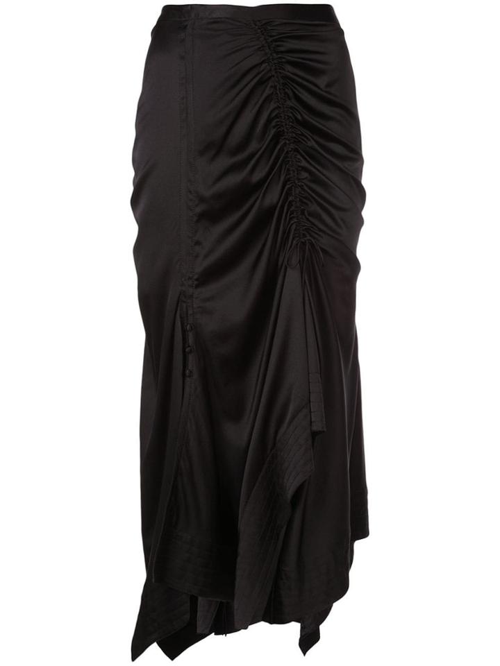 Tanya Taylor Flared Midi Skirt - Black