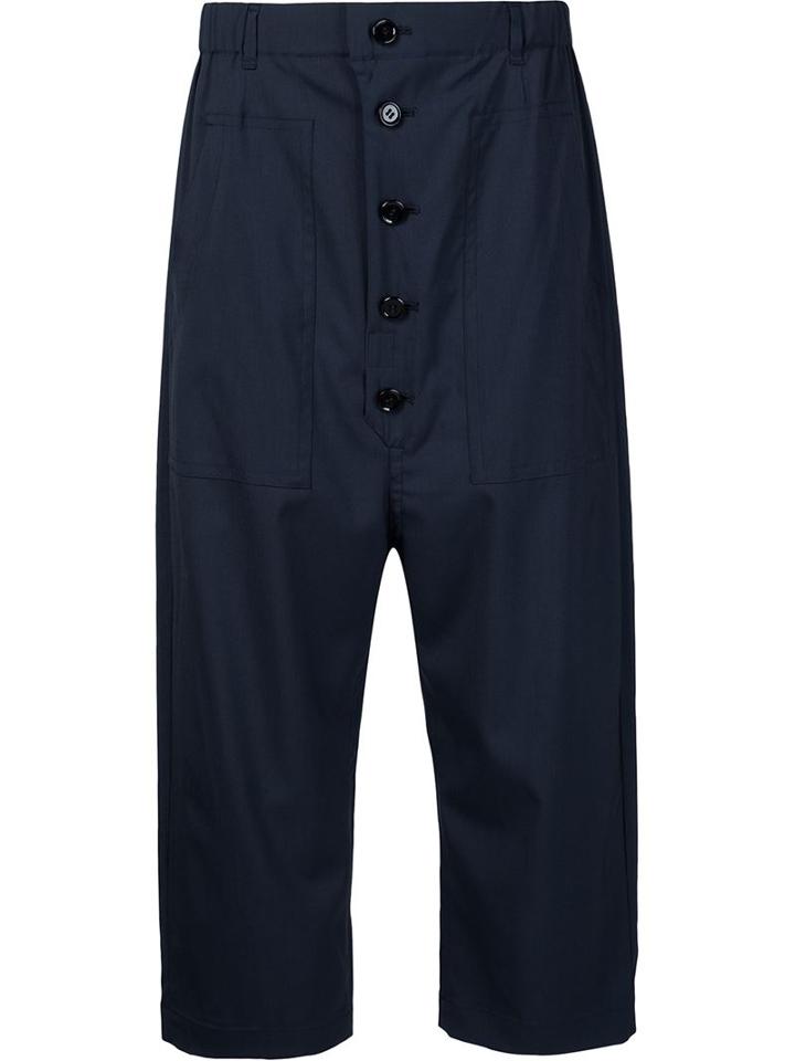 Julien David Dropped Crotch Pants