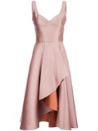 Jason Wu Double Face Sleeveless Cocktail Dress, Women's, Size: 4, Pink/purple, Polyester
