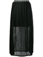 Liu Jo Pleated Midi Skirt - Black