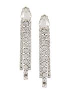 P.a.r.o.s.h. Chandelier Crystal Earrings - Silver