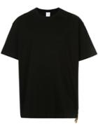 Mr. Gentleman Side Zip T-shirt - Black