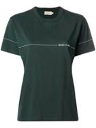 Maison Kitsuné Stitch Logo Print T-shirt - Green