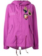 Mr & Mrs Italy Bouganville Mini Parka - Pink & Purple