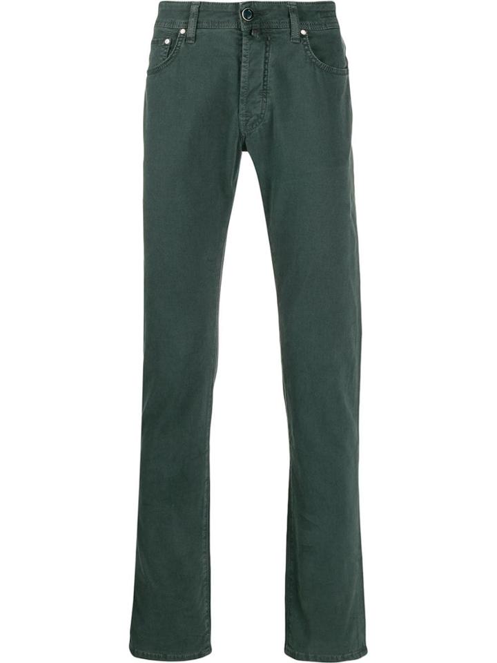 Jacob Cohen Mid-rise Straight Leg Jeans - Green
