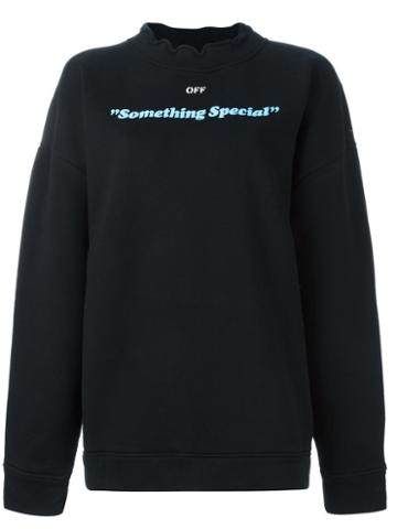 Off-white Something Special Sweatshirt, Women's, Size: Medium, Black, Cotton