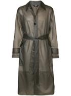 Calvin Klein 205w39nyc Long Trench Coat - Grey