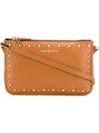 Cesare Paciotti Studded Pouch, Women's, Brown, Calf Leather
